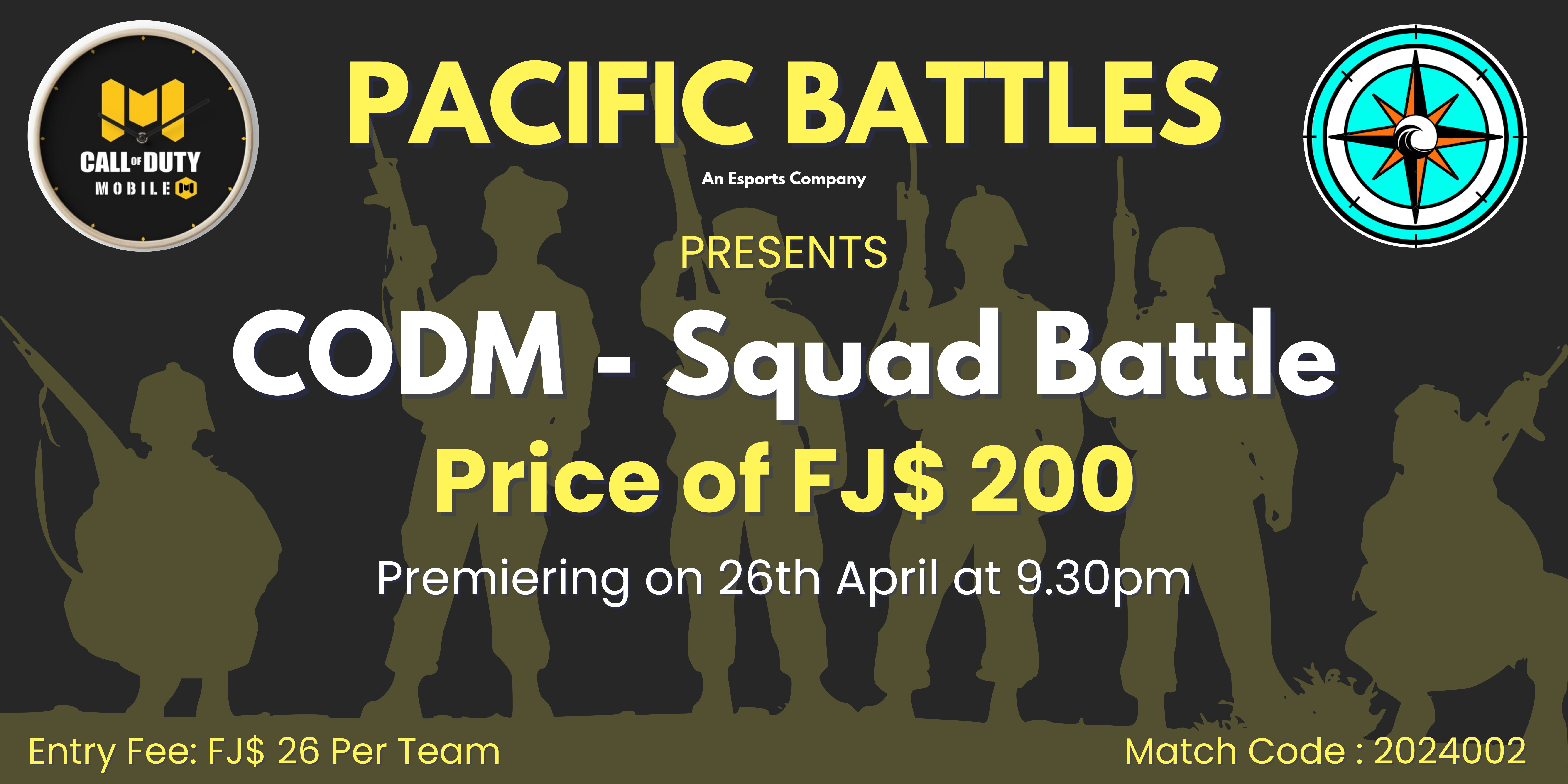 CALL OF DUTY SQUAD TOURNAMENT – PACIFIC BATTLES